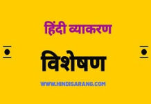 विशेषण, विशेष्य और प्रविशेषण | visheshan visheshan-visheshy-aur-pravisheshan