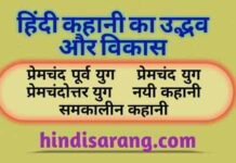 हिंदी कहानी का विकास | Hindi Kahani ka Vikas hindi-kahani-ka-vikas