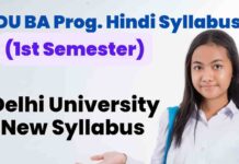 Delhi University BA Programme Hindi Syllabus ba-programme-hindi-syllabus
