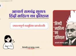 Ramchandra-Shukla-Hindi-Sahitya-Itihas-MCQs-Quiz